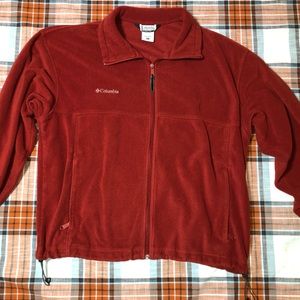 Columbia Mens XL Zip Up Fleece